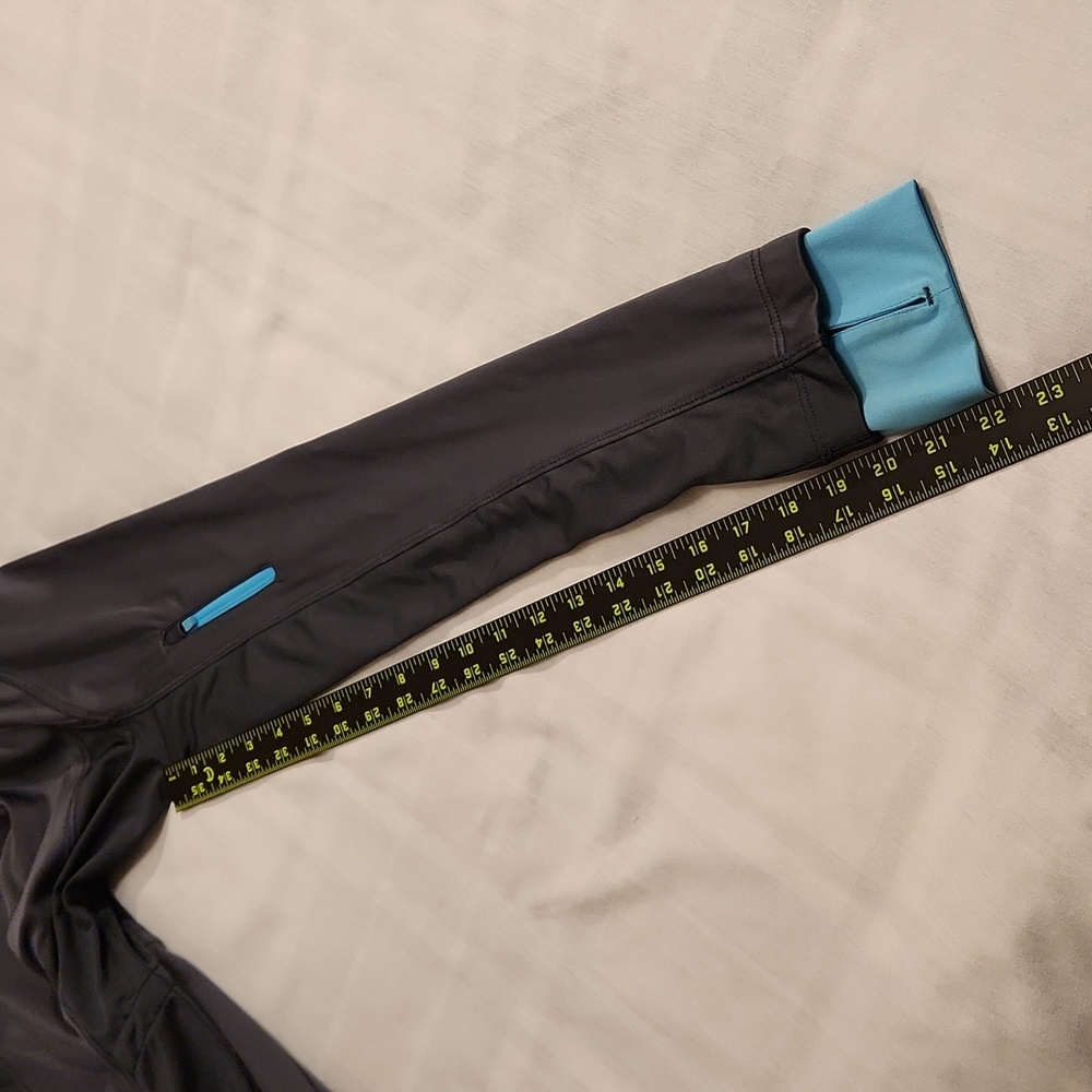 Athleta Salutation women's lightweight running jacket size small gray teal - Picture 13 of 16